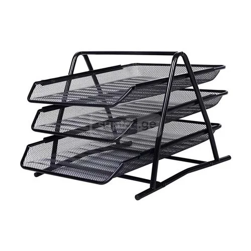 მეტალის 3-თაროიანი მაგიდის საქაღალდე